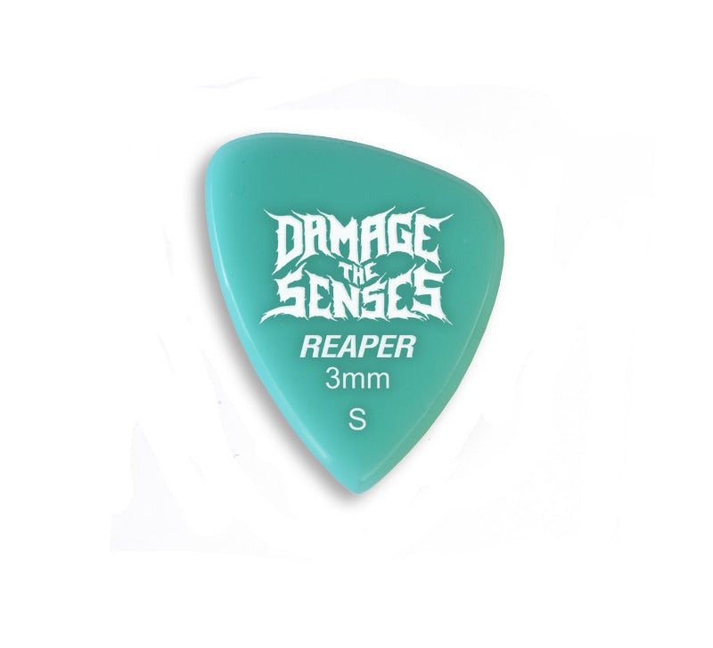 Acrylic Pick - Reaper 3mm (Aqua) Damage The Senses