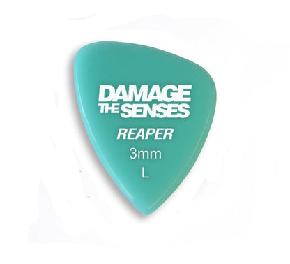 Acrylic Pick - Reaper 3mm (Aqua) Damage The Senses