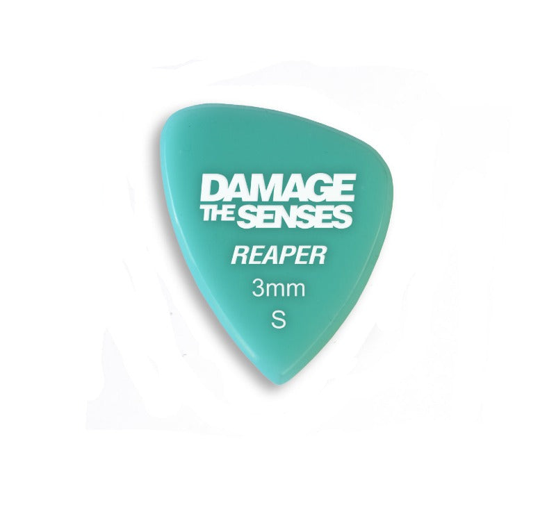 Acrylic Pick - Reaper 3mm (Aqua) Damage The Senses