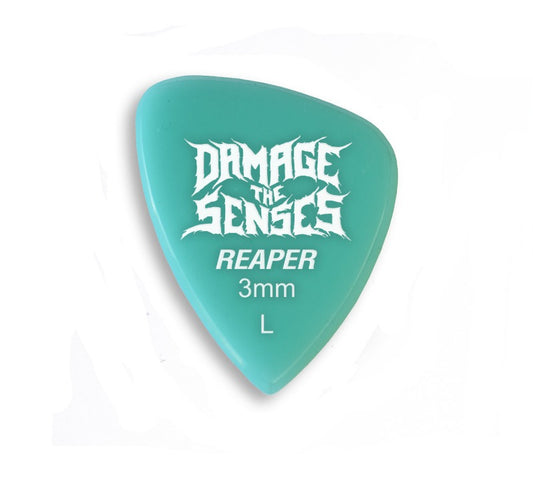 Acrylic Pick - Reaper 3mm (Aqua) Damage The Senses