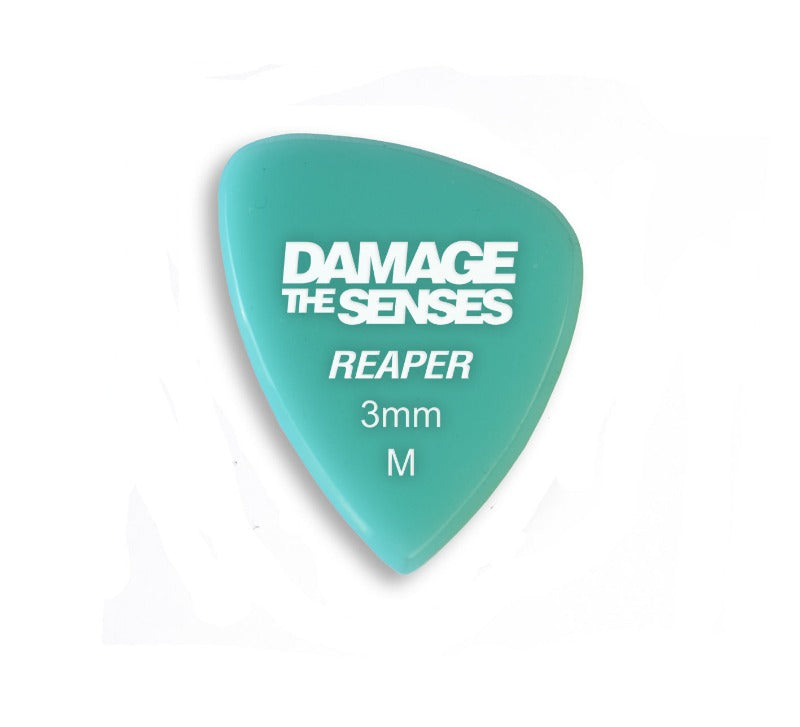 Acrylic Pick - Reaper 3mm (Aqua) Damage The Senses