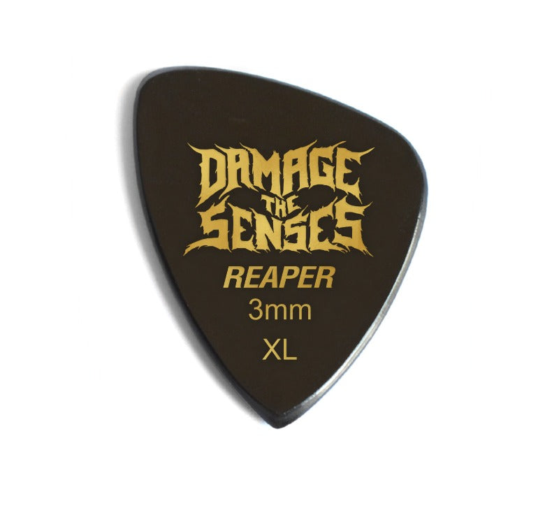 Acrylic Pick - Reaper 3mm (Black) Damage The Senses