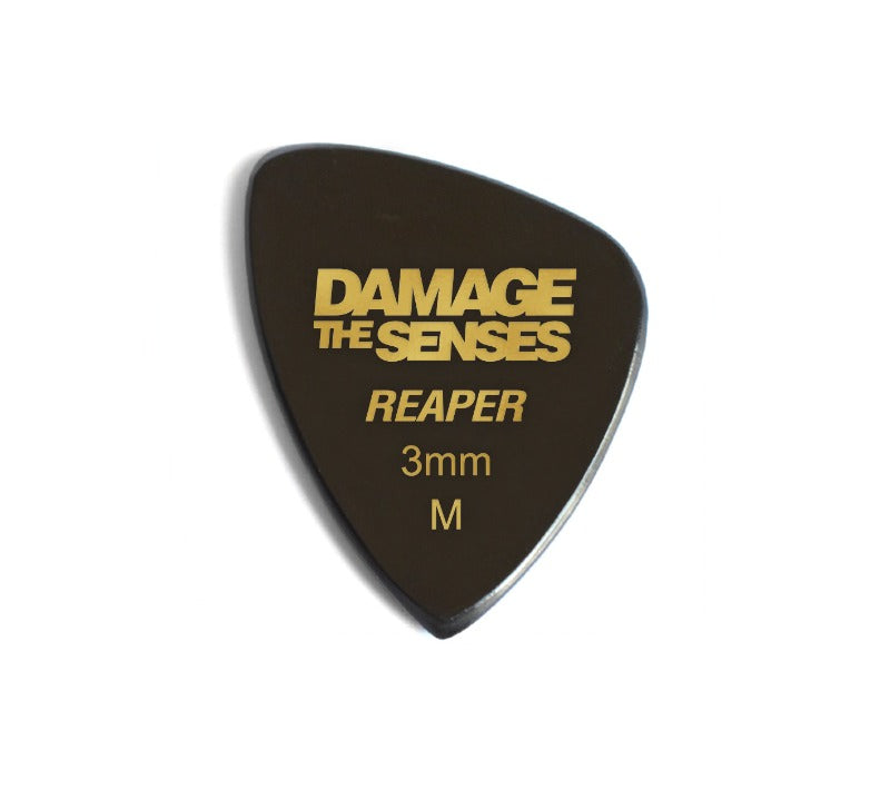 Acrylic Pick - Reaper 3mm (Black) Damage The Senses