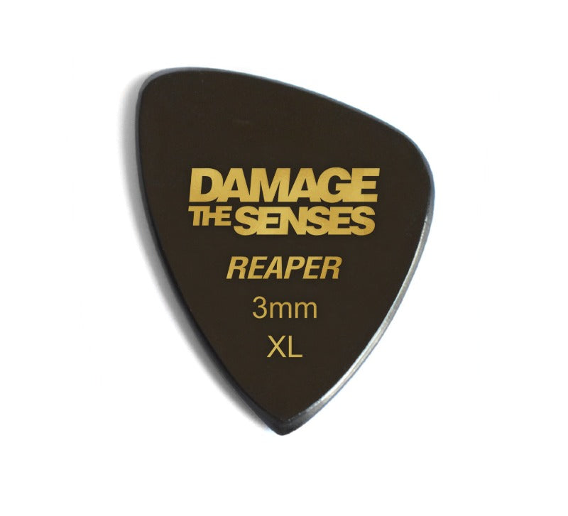 Acrylic Pick - Reaper 3mm (Black) Damage The Senses