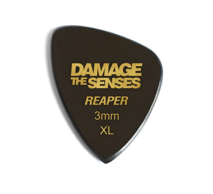 Acrylic Pick - Reaper 3mm (Black) Damage The Senses