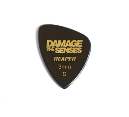 Acrylic Pick - Reaper 3mm (Black) Damage The Senses