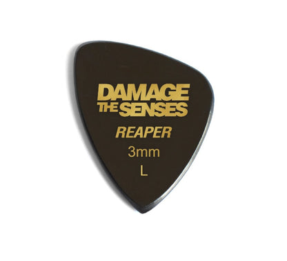 Acrylic Pick - Reaper 3mm (Black) Damage The Senses