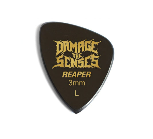 Acrylic Pick - Reaper 3mm (Black) Damage The Senses