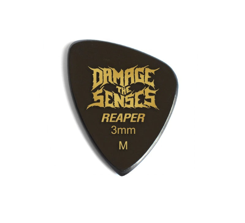 Acrylic Pick - Reaper 3mm (Black) Damage The Senses