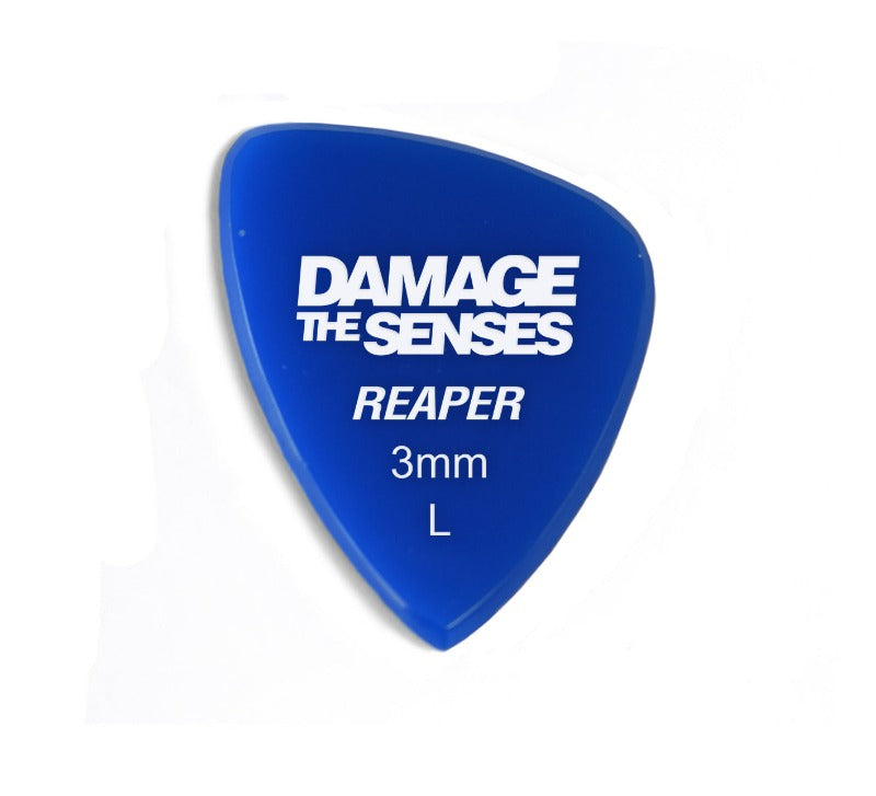 Acrylic Pick - Reaper 3mm (Blue) Damage The Senses