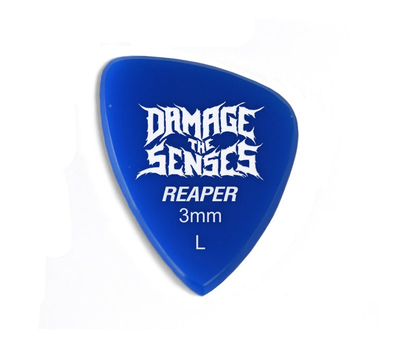 Acrylic Pick - Reaper 3mm (Blue) Damage The Senses