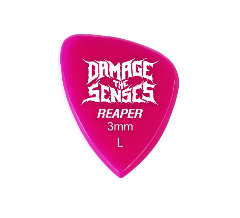 Acrylic Pick - Reaper 3mm (Fuschia) Damage The Senses