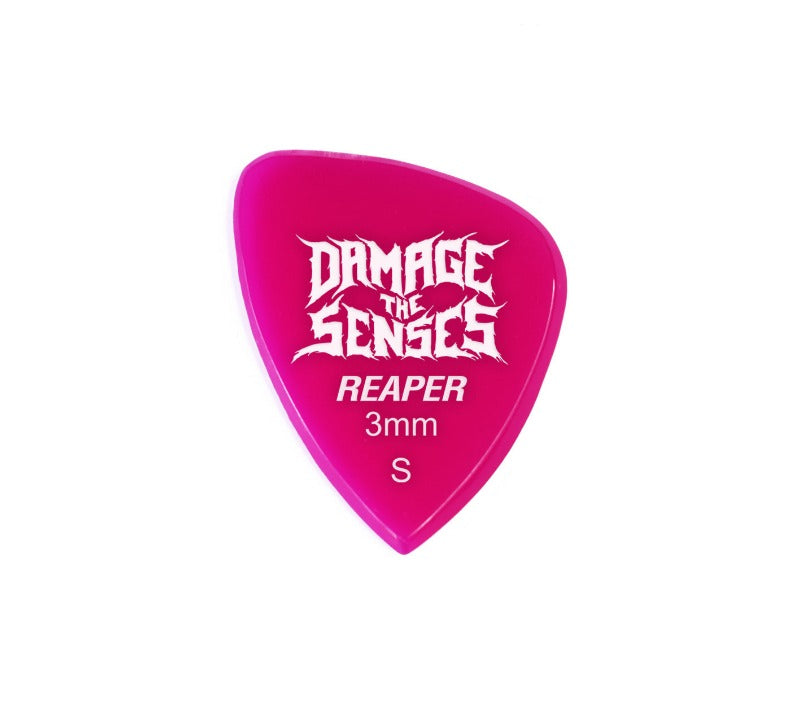 Acrylic Pick - Reaper 3mm (Fuschia) Damage The Senses