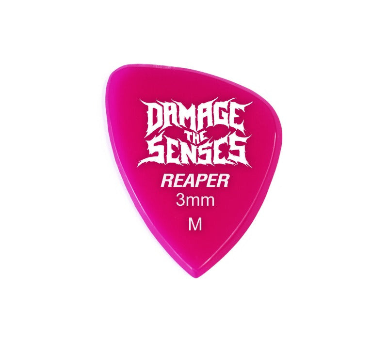 Acrylic Pick - Reaper 3mm (Fuschia) Damage The Senses