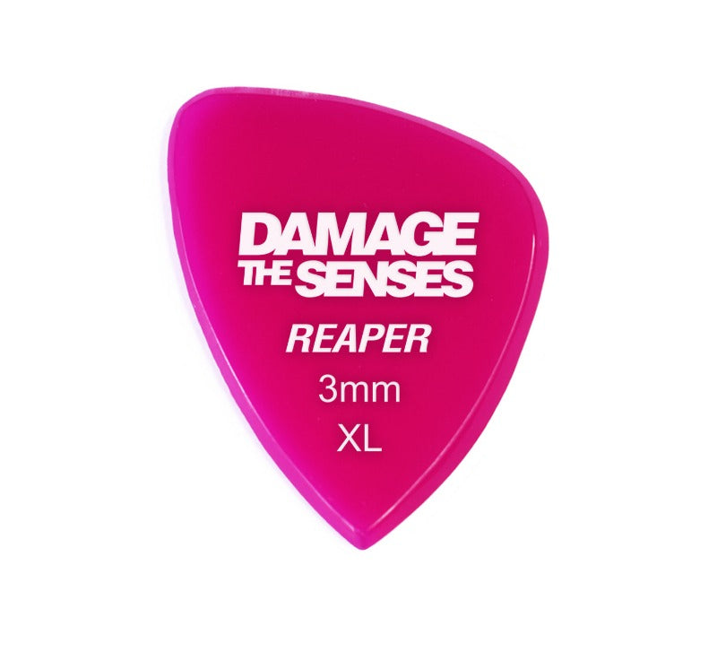 Acrylic Pick - Reaper 3mm (Fuschia) Damage The Senses