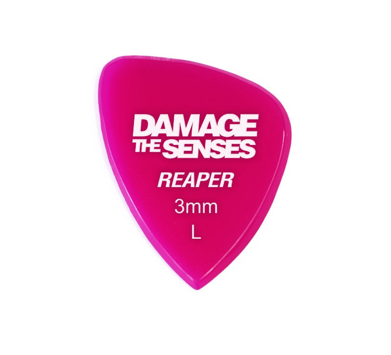 Acrylic Pick - Reaper 3mm (Fuschia) Damage The Senses