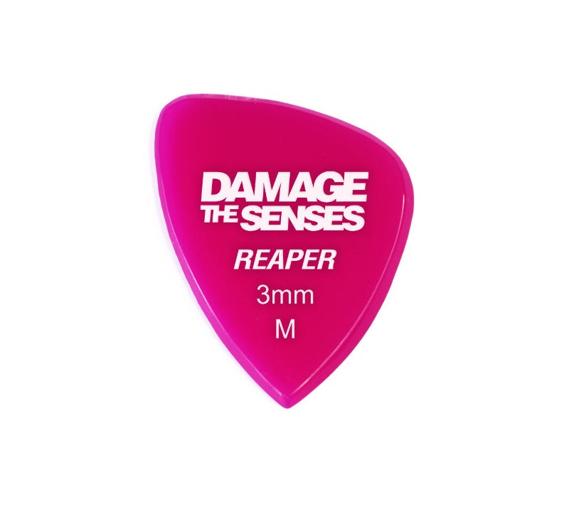 Acrylic Pick - Reaper 3mm (Fuschia) Damage The Senses