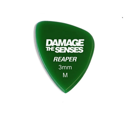 Acrylic Pick - Reaper 3mm (Green) Damage The Senses