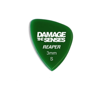 Acrylic Pick - Reaper 3mm (Green) Damage The Senses