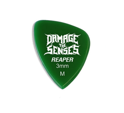 Acrylic Pick - Reaper 3mm (Green) Damage The Senses