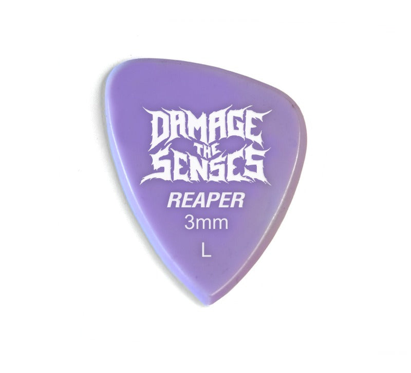 Acrylic Pick - Reaper 3mm (Lavender) Damage The Senses