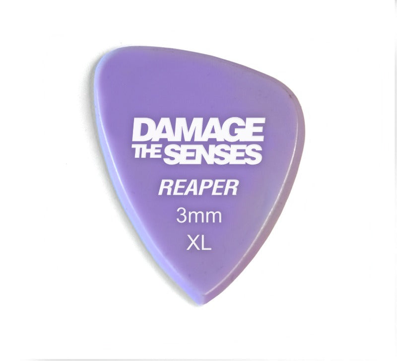 Acrylic Pick - Reaper 3mm (Lavender) Damage The Senses