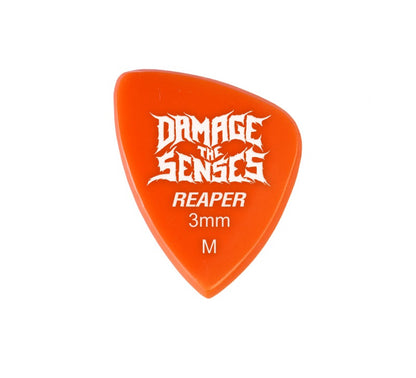 Acrylic Pick - Reaper 3mm (Orange) Damage The Senses