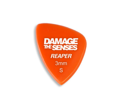 Acrylic Pick - Reaper 3mm (Orange) Damage The Senses