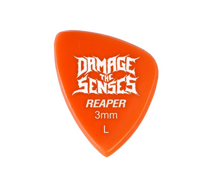 Acrylic Pick - Reaper 3mm (Orange) Damage The Senses