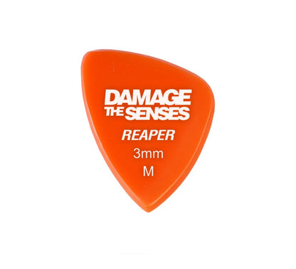 Acrylic Pick - Reaper 3mm (Orange) Damage The Senses