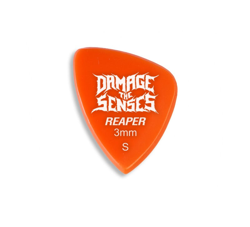 Acrylic Pick - Reaper 3mm (Orange) Damage The Senses