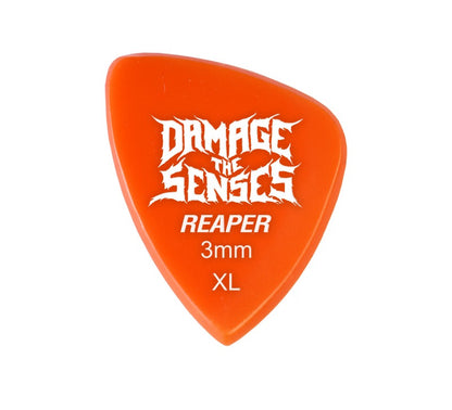 Acrylic Pick - Reaper 3mm (Orange) Damage The Senses