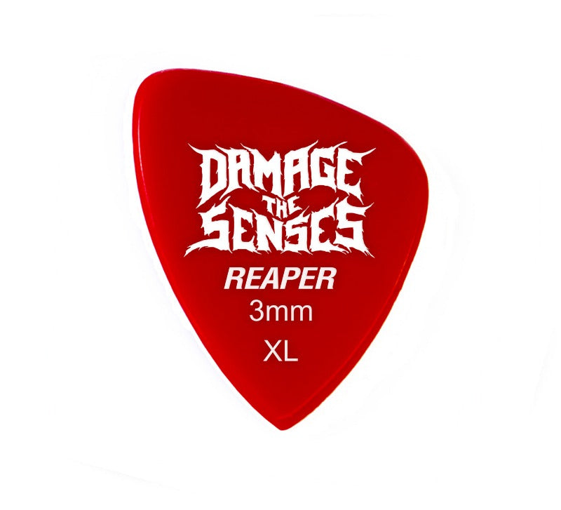 Acrylic Pick - Reaper 3mm (Red) Damage The Senses