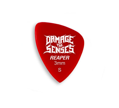 Acrylic Pick - Reaper 3mm (Red) Damage The Senses