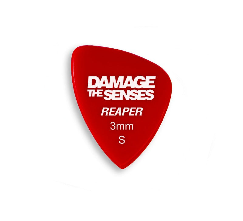 Acrylic Pick - Reaper 3mm (Red) Damage The Senses