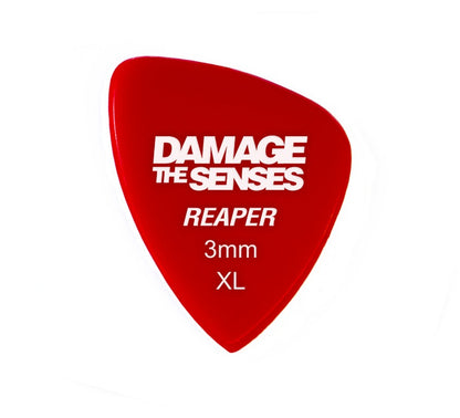 Acrylic Pick - Reaper 3mm (Red) Damage The Senses