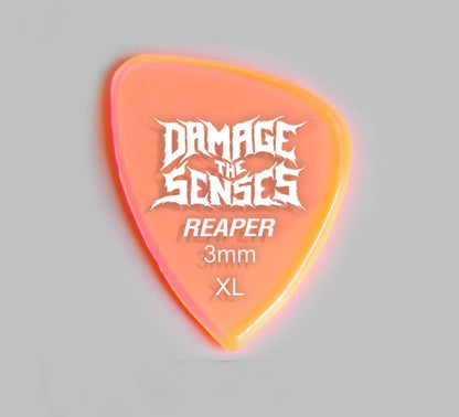 Acrylic Pick - Reaper 3mm (Trans Pink) Damage The Senses