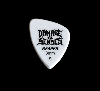 Acrylic Pick - Reaper 3mm (White) Damage The Senses