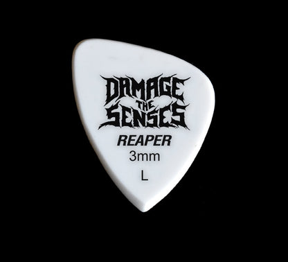 Acrylic Pick - Reaper 3mm (White) Damage The Senses