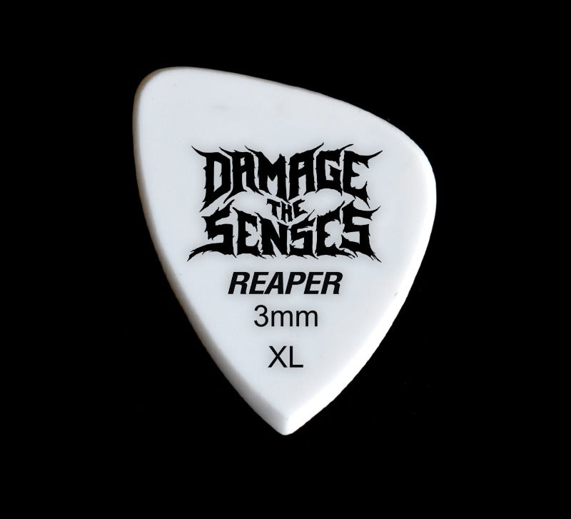 Acrylic Pick - Reaper 3mm (White) Damage The Senses