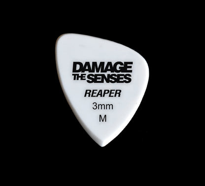 Acrylic Pick - Reaper 3mm (White) Damage The Senses