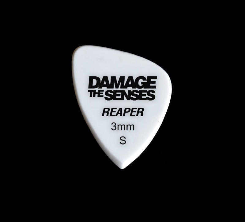 Acrylic Pick - Reaper 3mm (White) Damage The Senses