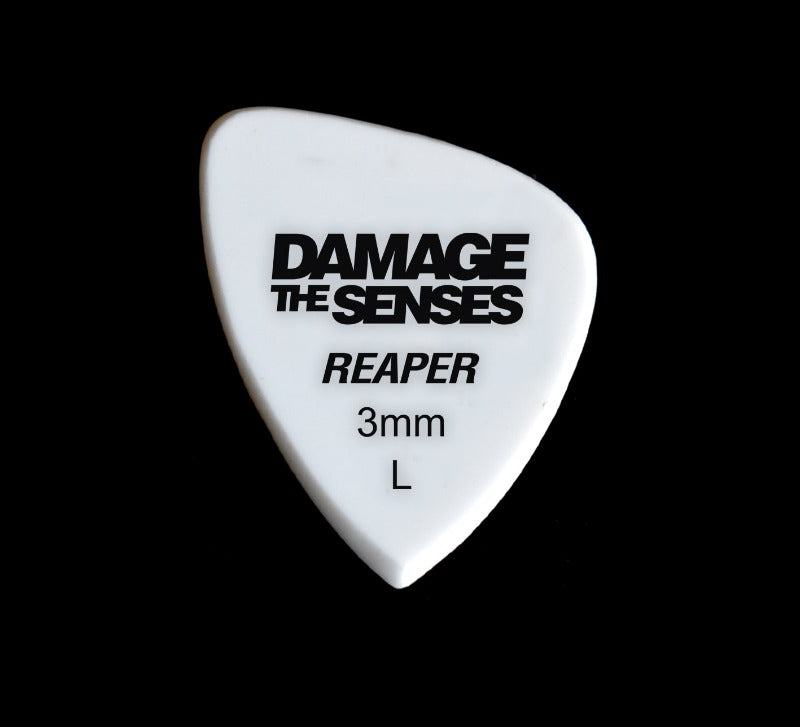 Acrylic Pick - Reaper 3mm (White) Damage The Senses