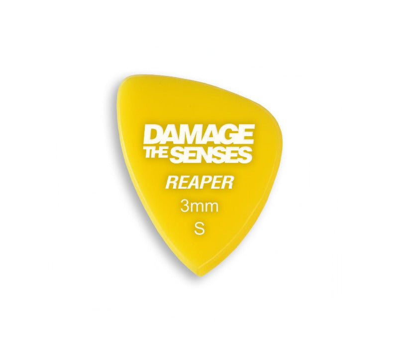 Acrylic Pick - Reaper 3mm (Yellow) Damage The Senses