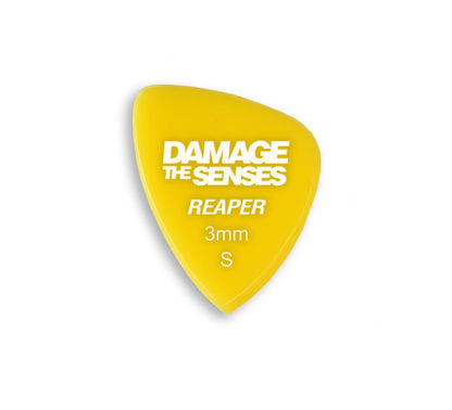 Acrylic Pick - Reaper 3mm (Yellow) Damage The Senses