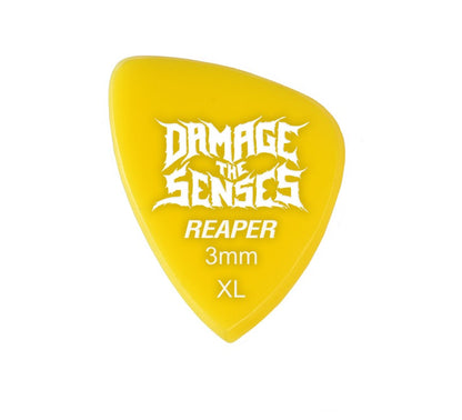 Acrylic Pick - Reaper 3mm (Yellow) Damage The Senses