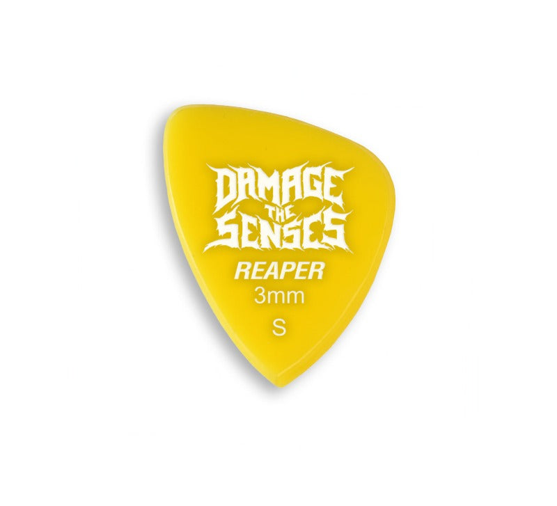 Acrylic Pick - Reaper 3mm (Yellow) Damage The Senses