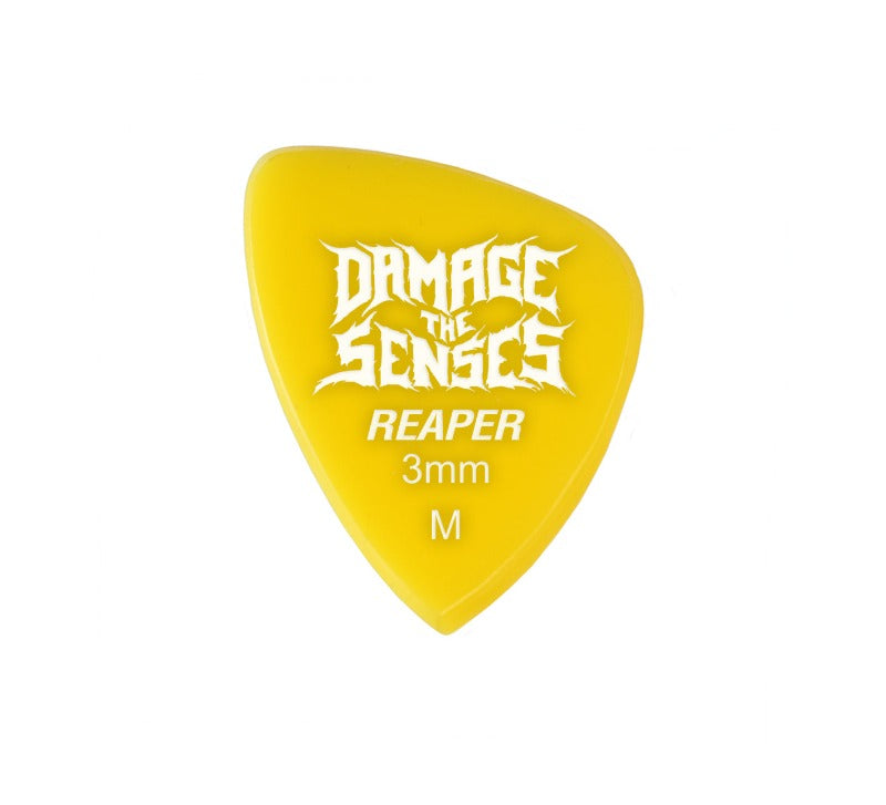 Acrylic Pick - Reaper 3mm (Yellow) Damage The Senses