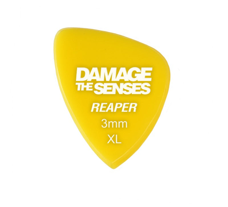 Acrylic Pick - Reaper 3mm (Yellow) Damage The Senses