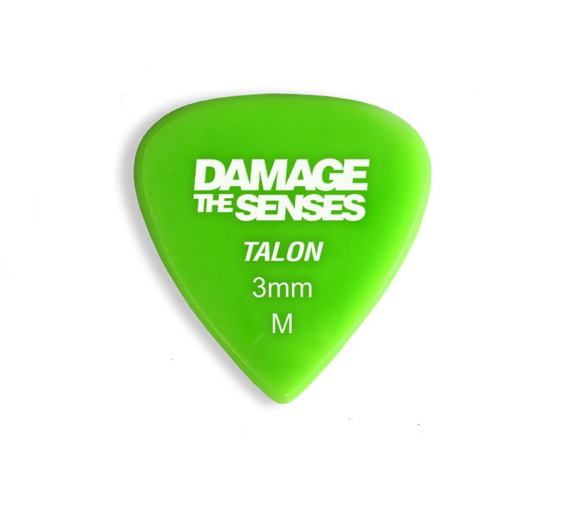 Acrylic Pick - Talon 3mm (Apple Green) Damage The Senses